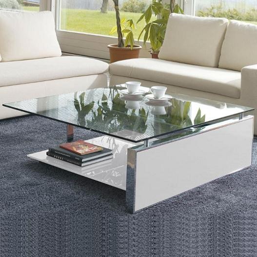Fan Square Coffee Table By, Small Square Coffee Table Glass
