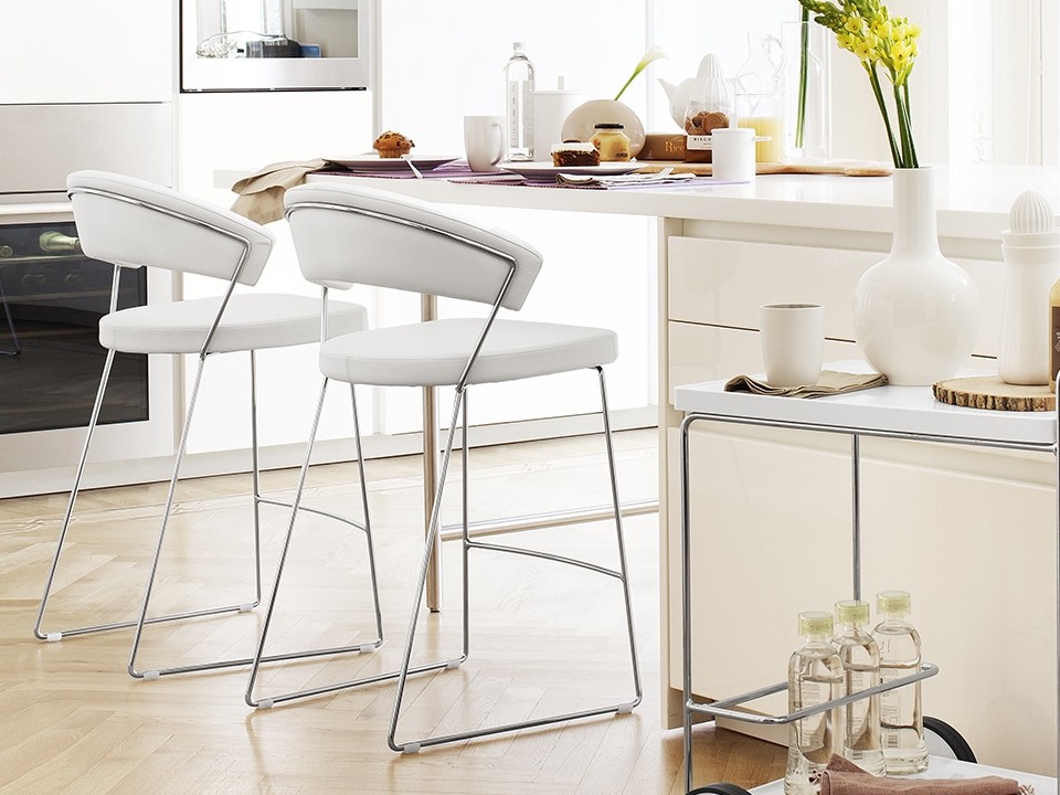 New York Fixed Barstool By Calligaris, New York Swivel Bar Stools By Connubia Calligaris