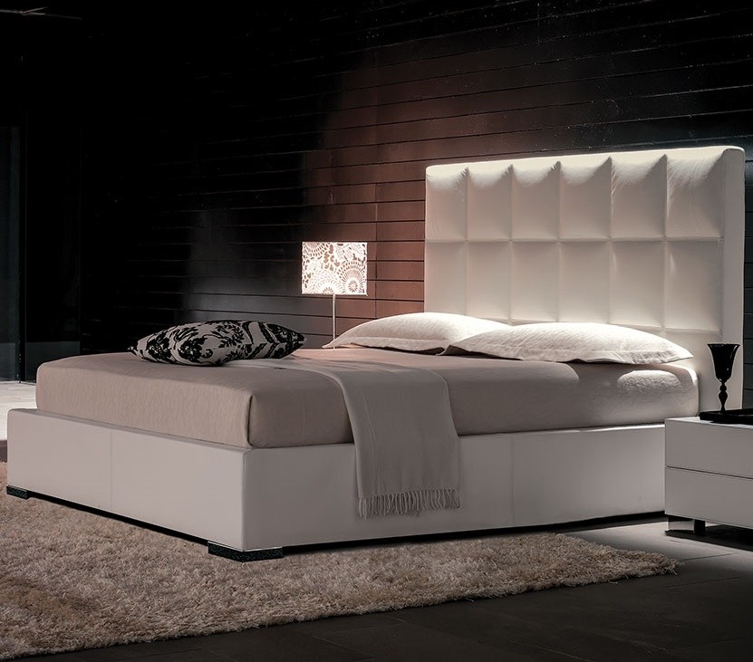 Cattelan Italia William Bed, fabric, synthetic nubuck, micro nubuck, synthetic leather, soft leather