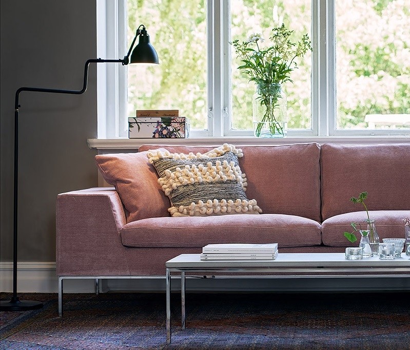 SITS Justus Modular Sofa Upholstered in Fabric, Leather