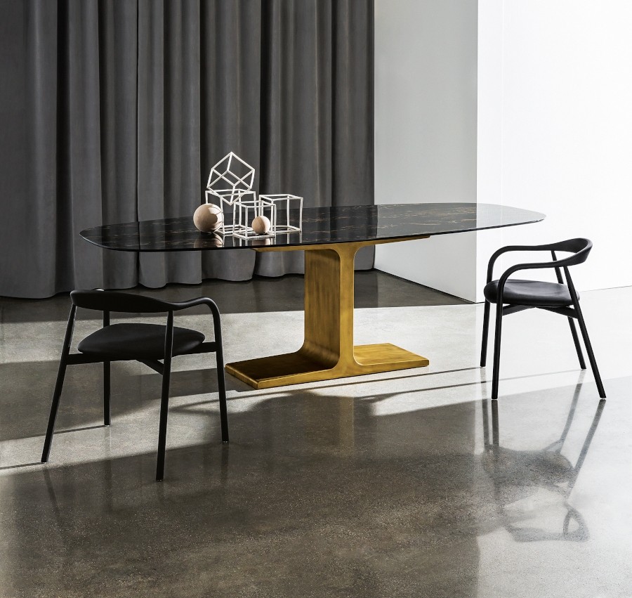 Sovet Italia Palace Dining Fixed Dining Table in Different Sizes & Finishes