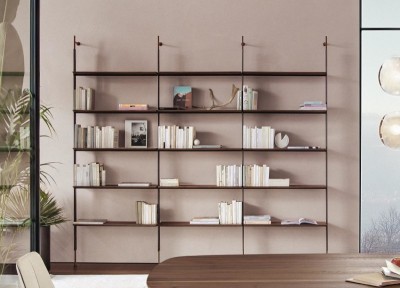 Bonaldo Roll Bookcase & Shelves Wall Fixing 1 Module