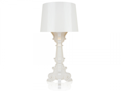 Bourgie White/Gold Table Lamp by Kartell