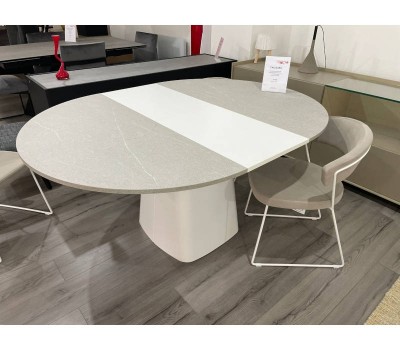 Connubia Calligaris Hey Gio Extending Dining Table Piasentina Stone Ex-Display