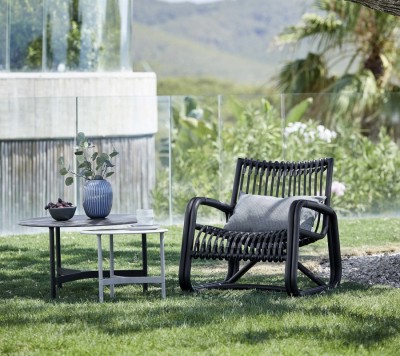 Cane-line Outdoor Curve Lounge Chair in 2 Different Colours