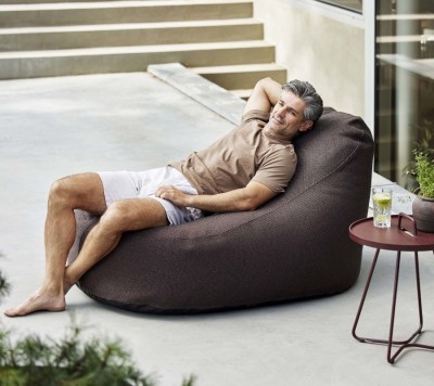 Cane-line Outdoor Cozy Beanbag Lounge Chair in 2 Different Colours
