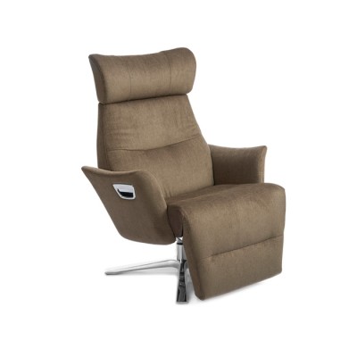 Conform Beyoung With Footrest Armchair Lounge Chair Swivel Base in Fabric or Leather