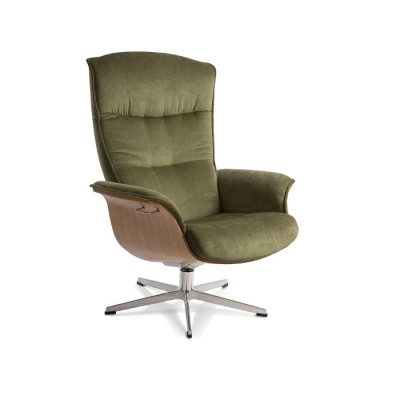 Conform Prime Armchair Lounge Chair Swivel Base in Fabric or Leather