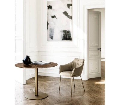 Eforma ERA Dining Chair with 4 Metal Legs
