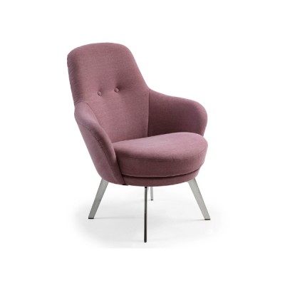 Conform Gaga Armchair Lounge Chair Swivel Base in Fabric or Leather