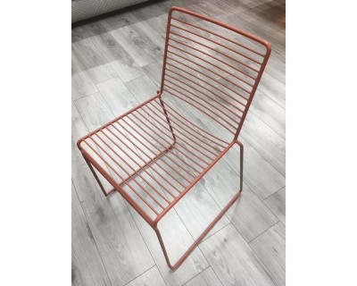 HAY HEE Metal Wire Chair in Rust Colour