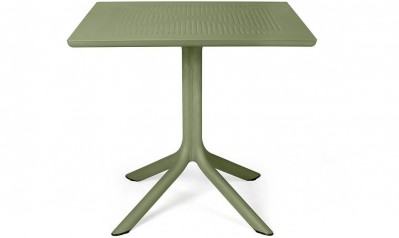 Nardi Outdoor Clip Table, Square, Recyclable Resin
