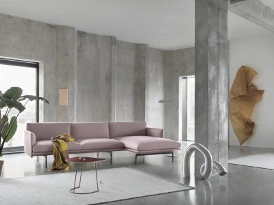 Muuto Outline Chaise Longue Sofa With All Colour Options