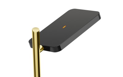 Pablo Design Talia Table Lamp Black with Brass Post
