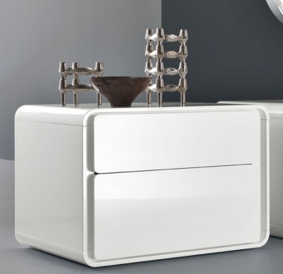 Ice Bedside Night Stand Dresser by Presotto
