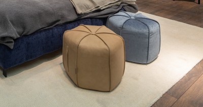 Furninova Candy Footstools in Fabric or Leather