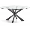 Cattelan Italia Spyder Glass Dining Table, Square, Rectangular or Round Shaped