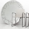 Sovet Italia Segment Wall Mirror Round with Optional Light in 3 Sizes