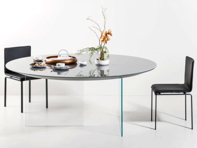 Round Lacquered Air Table by Lago