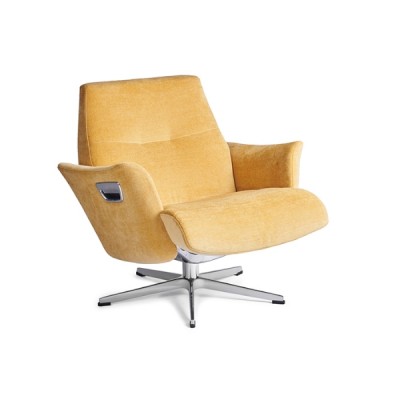 Conform Beyoung Low Armchair Lounge Chair Swivel Base in Fabric or Leather