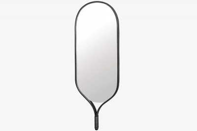Bolia Racquet Wall Mirror in Soap or Black Oak Height 140cm