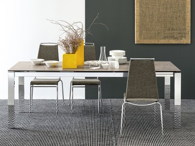 Baron Extending Ceramic Table by Calligaris Connubia