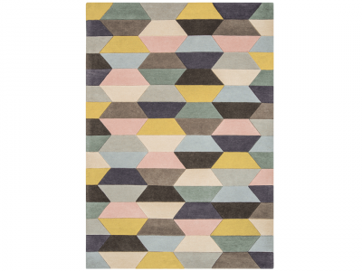 Funk Pastel Honeycomb Rug by Asiatic