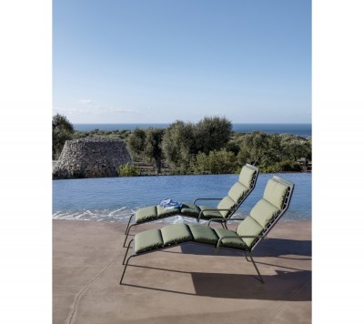 Kristalia Rest Outdoor Chaise Lounge