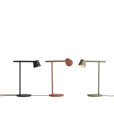 Muuto Tip Table Lamp Light in Black, White, Grey or Copper Brown