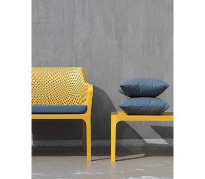 Nardi Outdoor Net Bench Sofa with Waterproof Bench Cushion