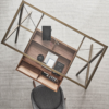Porada Stylo glass desk