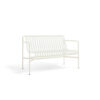 Hay Palissade Outdoor dining bench with arms