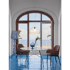 Kabuki indoor floor lamp