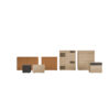 presotto wing bedside cabinet