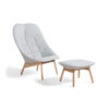 Hay Uchiwa Quilted Armchair