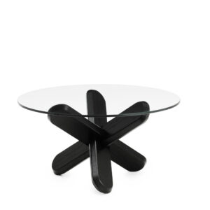 Normann Copenhagen Ding coffee table -Glass/black