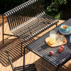 Hay Palissade Outdoor dining bench