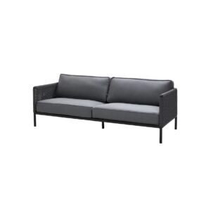 Cane-line Encore Outdoor 2 or 3 seater sofa with AirTouch cushions QuickDry Foam