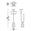 Porada Ekero rack valet stand