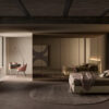 Presotto Glass hinged wardrobe
