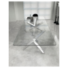 Sovet Italia Aikido two bases fixed dining table