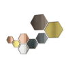 Sovet Italia Visual hexagonal mirror