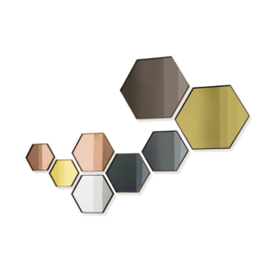 Sovet Italia Visual hexagonal mirror