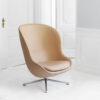 Normann Copenhagen Hyg lounge chair high swivel