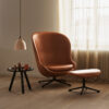 Normann Copenhagen Hyg lounge chair high swivel