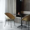 Normann Copenhagen Mat armchair metal legs