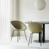 Normann Copenhagen Mat armchair metal legs