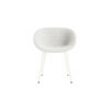 Normann Copenhagen Mat upholstery armchair metal legs