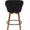 Cane-line Peacock Bar Chair Soft Rope with Teak Legs