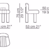 Arflex Botolo High Lounge Chair / Armchair